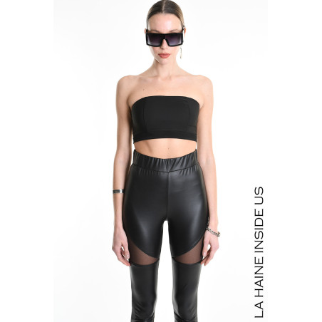 Limited Edition Black Techno Stretch Top | District75