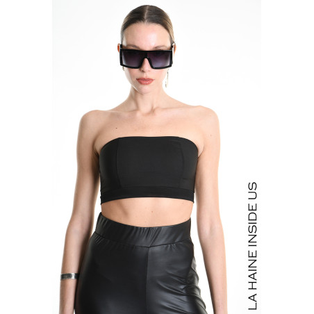 Limited Edition Black Techno Stretch Top | District75