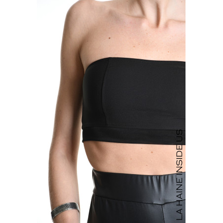 Limited Edition Black Techno Stretch Top | District75