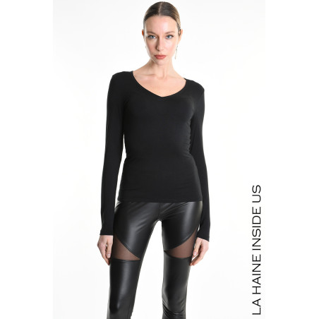 - PERMANENT - 4M LW551 T-SHIRT Black