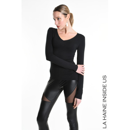 - PERMANENTE - 4M LW551 T-SHIRT Nero