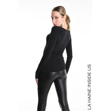 - PERMANENTE - 4M LW551 T-SHIRT Nero