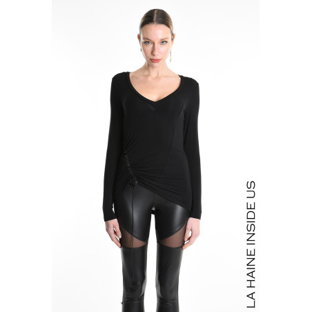 - PERMANENTE - 4M LW551 T-SHIRT Nero